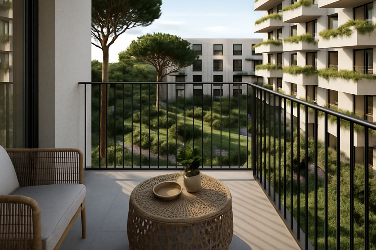 Apartment With Balcony For Sale At Gjiri I Lalzit Retreat New Residence In Construction In Lalzit Bay Albania